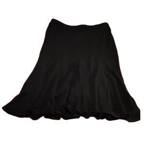 Banana republic skirt women, silk ,size 0, black color, Midi, fall, spring